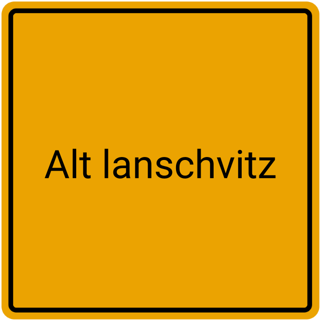 Meldebestätigung Alt Lanschvitz